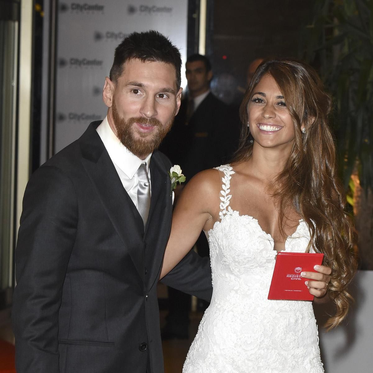 Messi y Antonela en su boda