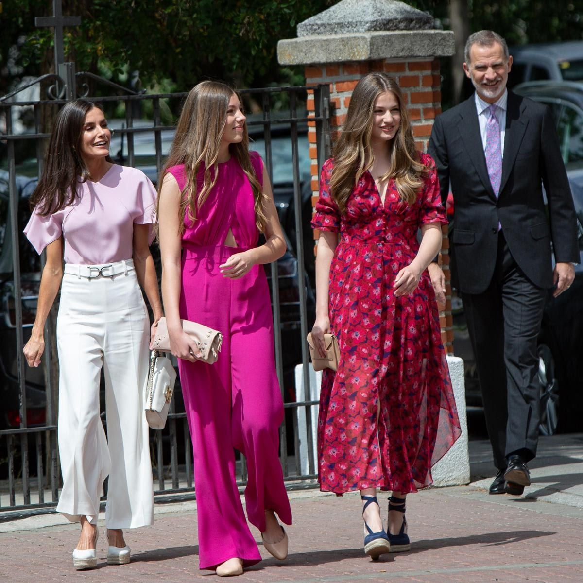 Infanta Sofia was confirmed on May 25 in Madrid