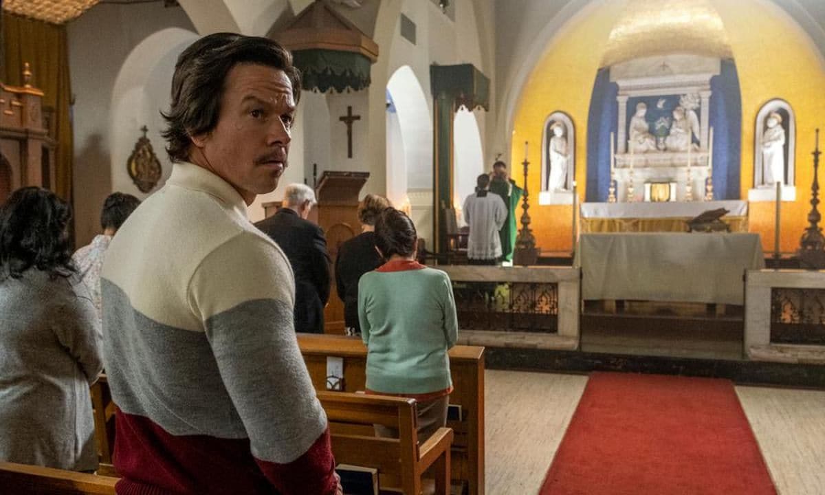 Stuart Long (Mark Wahlberg) in Columbia Pictures' FATHER STU.