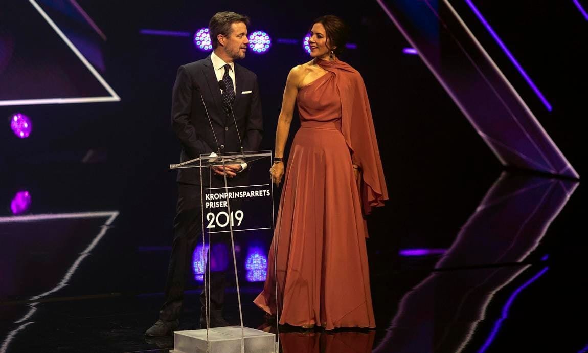 Crown Princess Mary and Crown Prince Frederik at Crown Prince Couples Prize Awards