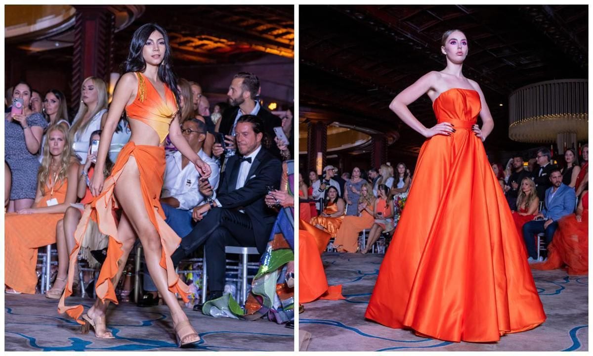 “Puerto Rican Actress and Television Host Adamari López Rocking a Puerto Rico Sunshine inspired dress at the San Juan Moda opening event in San Juan, Puerto Rico. Credit Alex Marrero”