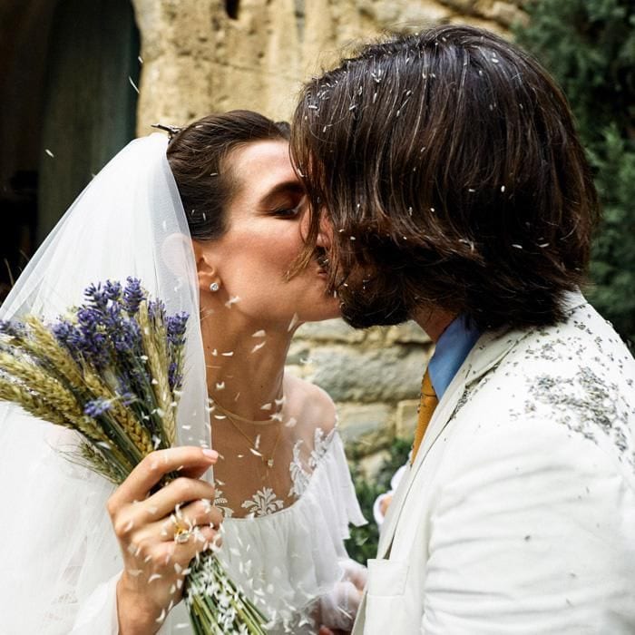 Charlotte Casiraghi and Dimitri Rassam share a kiss