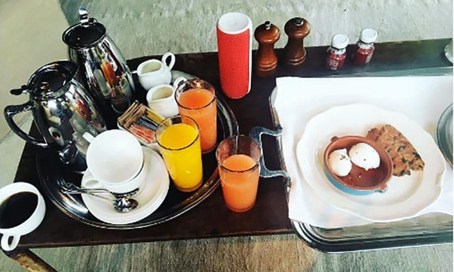 Breakfast of champions! Kate Hudson started her pre Met Gala prep off with a well-balanced breakfast.
<br>
Photo: Instagram/@katehudson