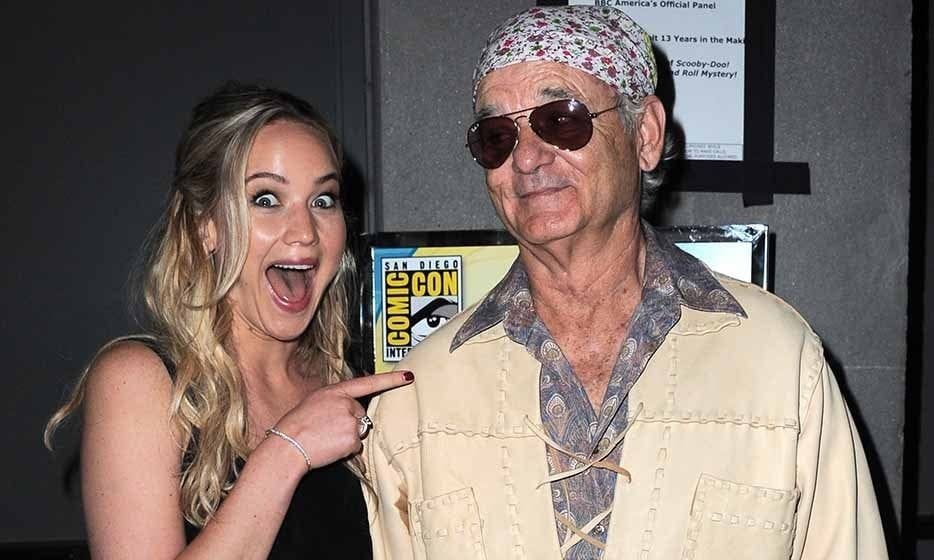 Bill Murray made Jennifer's day at this year's Comic-Con convention in San Diego.
<br>
Photo: Getty Images