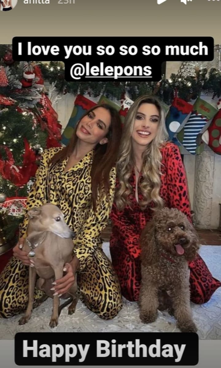 Anitta congratulates Lele Pons on her birthday