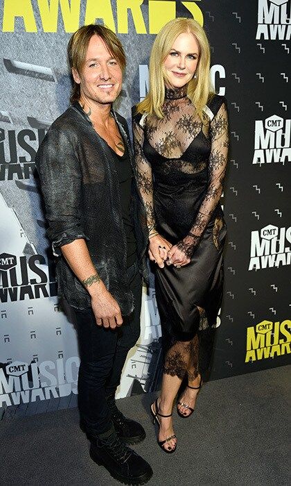 June 7: Keith Urban and Nicole Kidman both kept it classic in black at the 2017 CMT Music Awards.
Photo: Kevin Mazur/WireImage