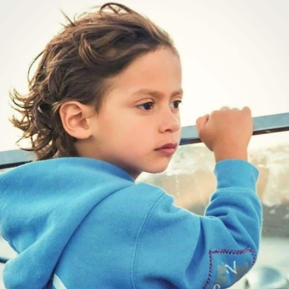 Marc Anthony and Jennifer Lopez's son Max throwback picture