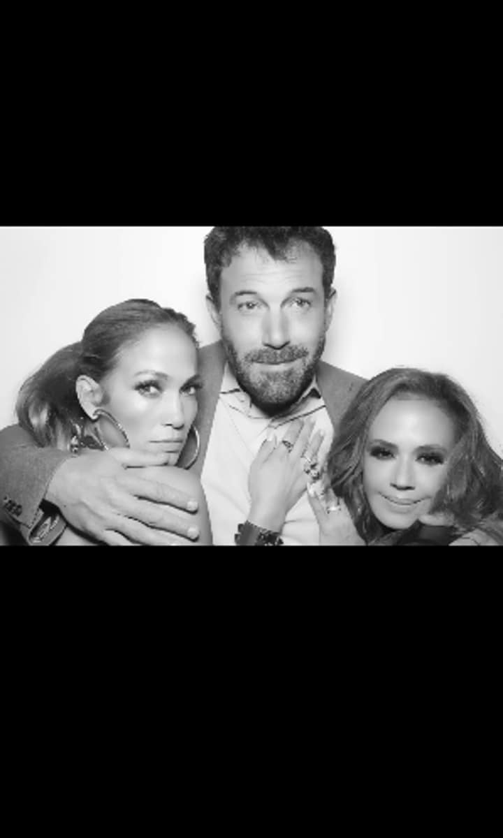 Ben Affleck and Jennifer Lopez via Leah Remini