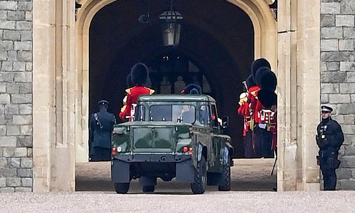 Prince Philip's Custom-Made Land Rover Hearse Unveiled For The First Time