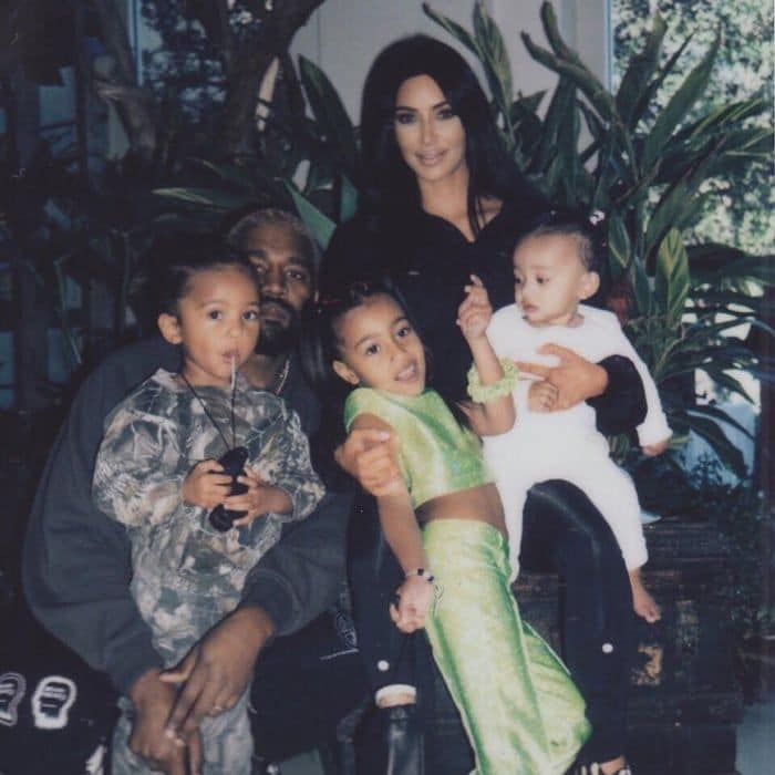 Kim Kardashian and Kanye West Family