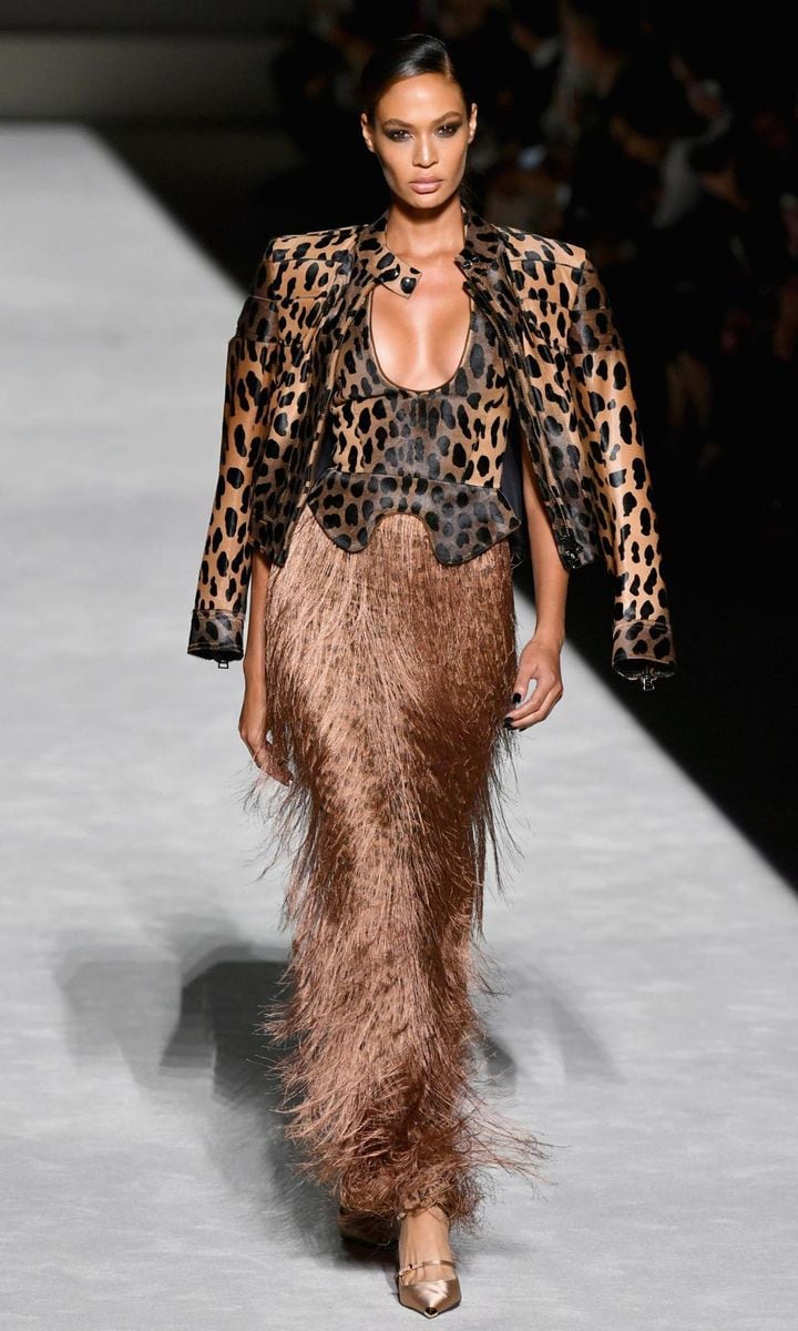 Joan Smalls at the New York Fashion Week 