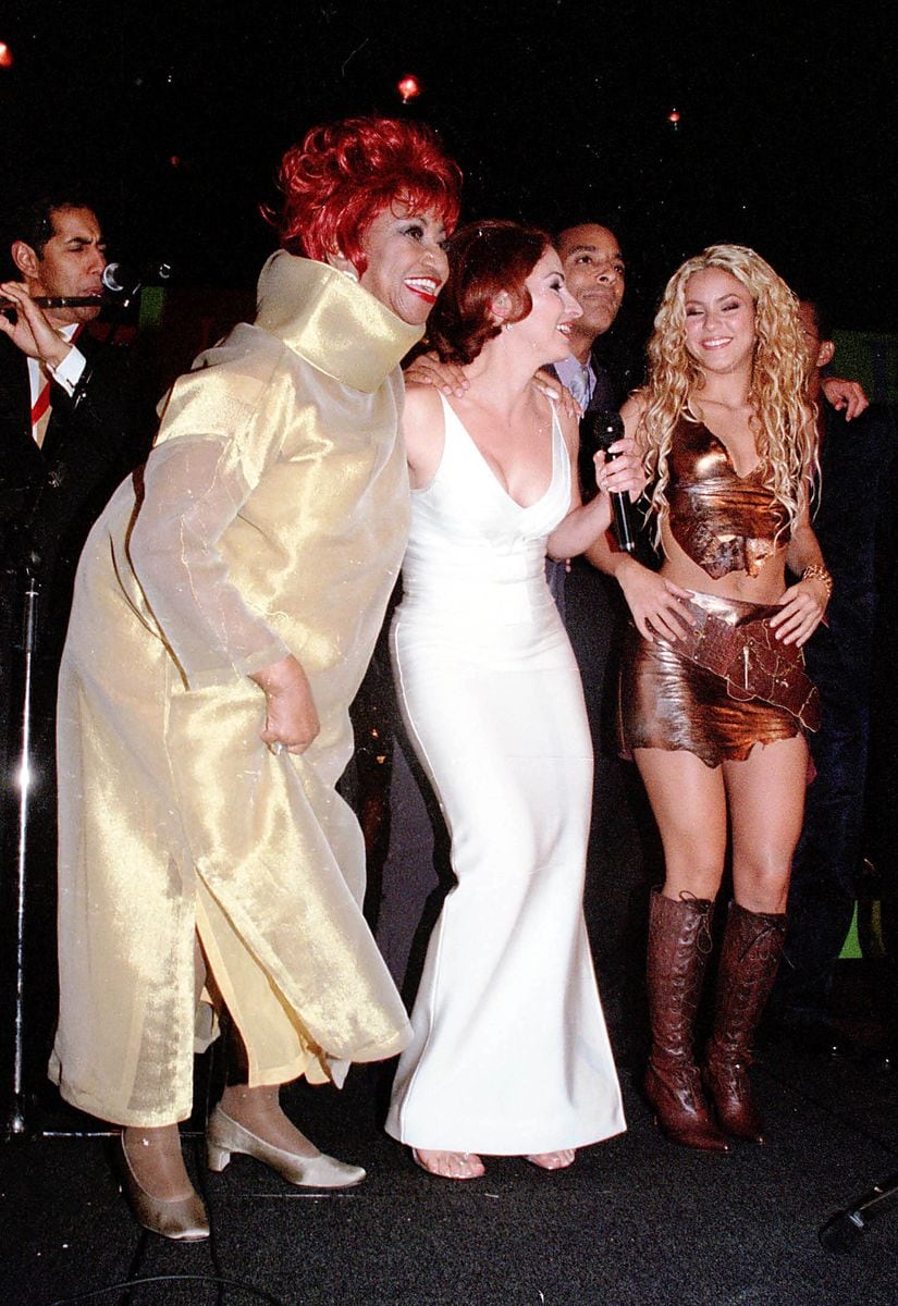 Celia Cruz, Gloria Estefan and Shakira