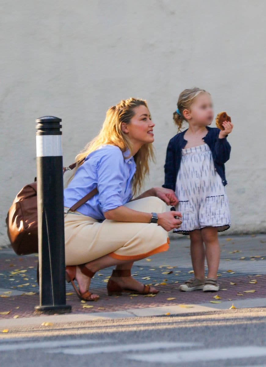 Amber Heard and her daughter Oonagh