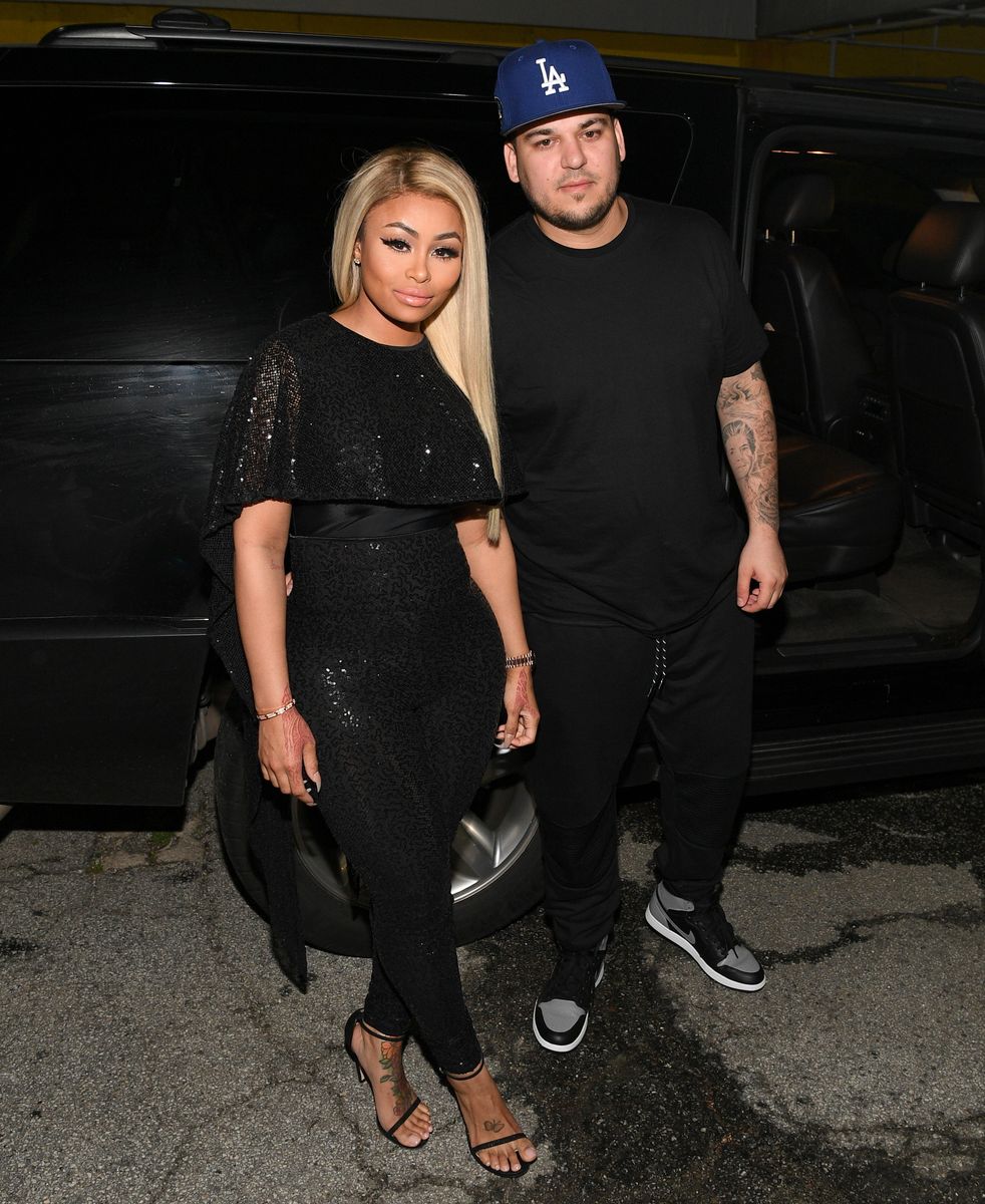 Blac Chyna and Rob Kardashian March 27, 2016 