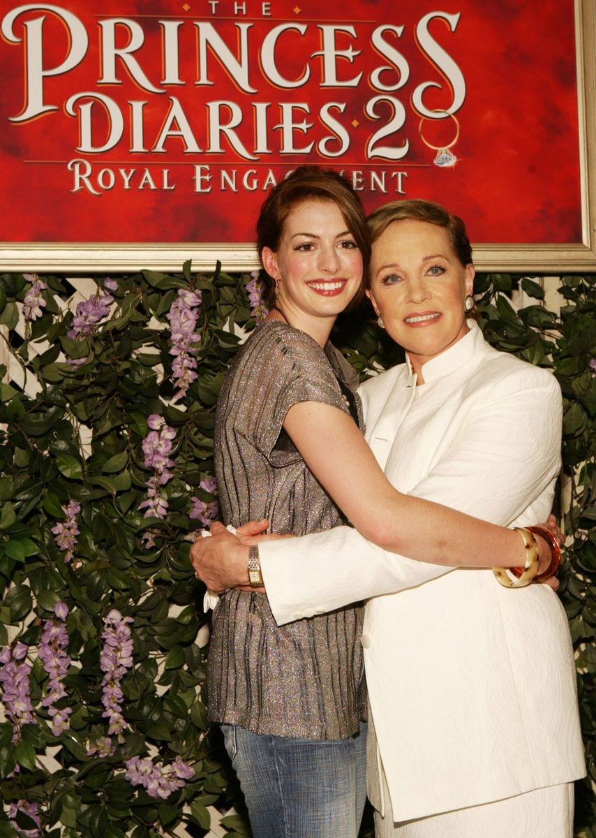 Anne Hathaway and Julie Andrews (Photo by Lee Celano/WireImage)