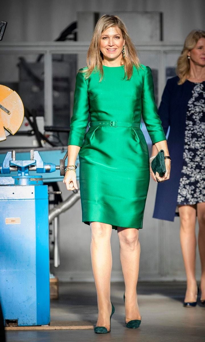 Royal ladies wearing green