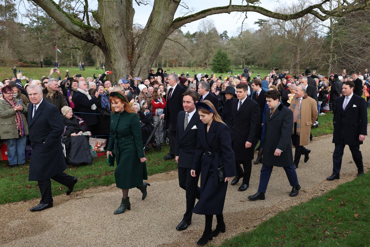 Prince Andrew and Sarah celebrated Christmas with the royal family in 2023