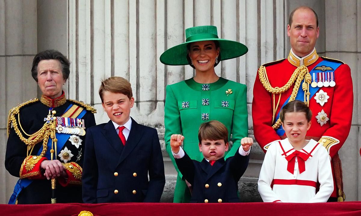 Prince Louis stole the show again this year with his adorable expressions.