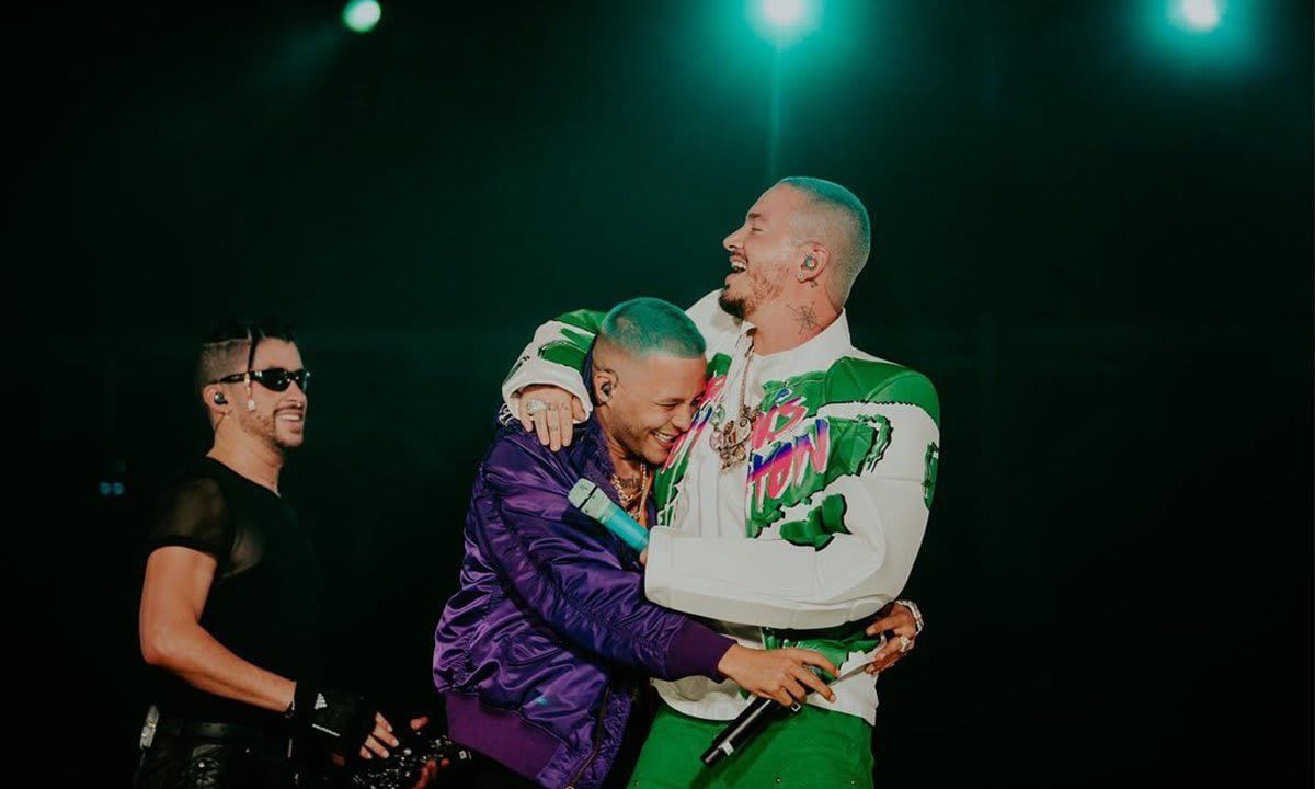 J Balvin says he's proud of Bad Bunny following ‘P FKN R’ performance