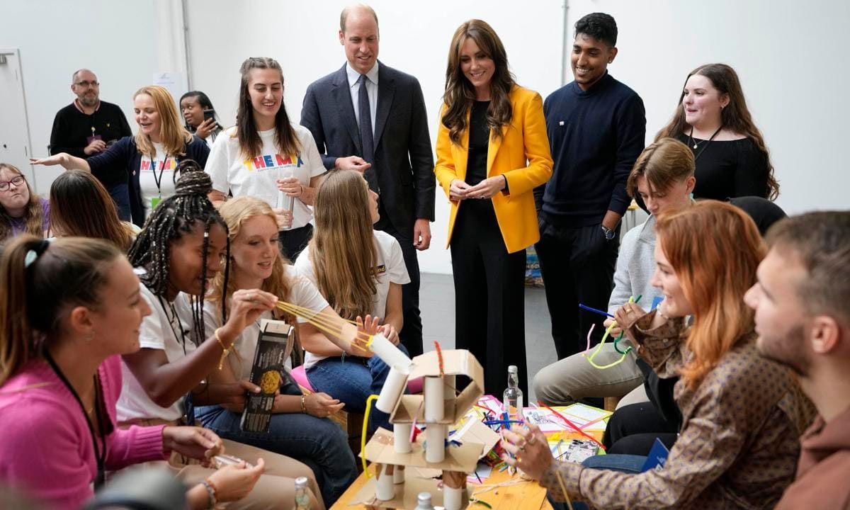 The Prince and Princess of Wales also marked World Mental Health Day on Oct. 10