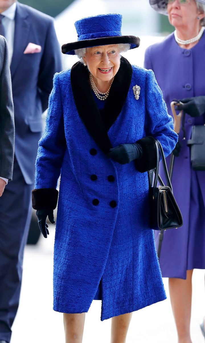 Queen Elizabeth was said to be in good spirits after spending the night at the hospital