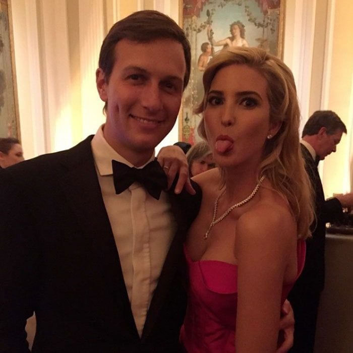 The mom-of-three got "silly" alongside Jared at the 2015 White House Correspondents Dinner in D.C.
Photo: Instagram/@ivankatrump