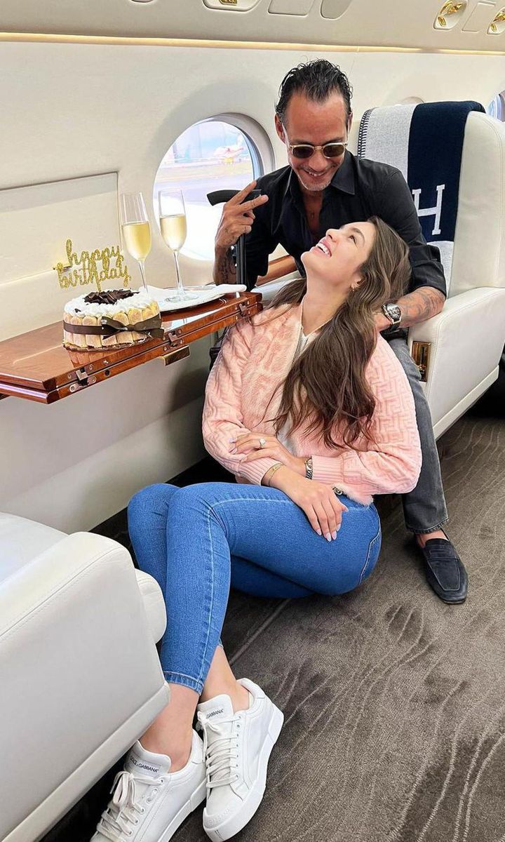 Marc Anthony surprises Nadia Ferreira for her 22nd birthday