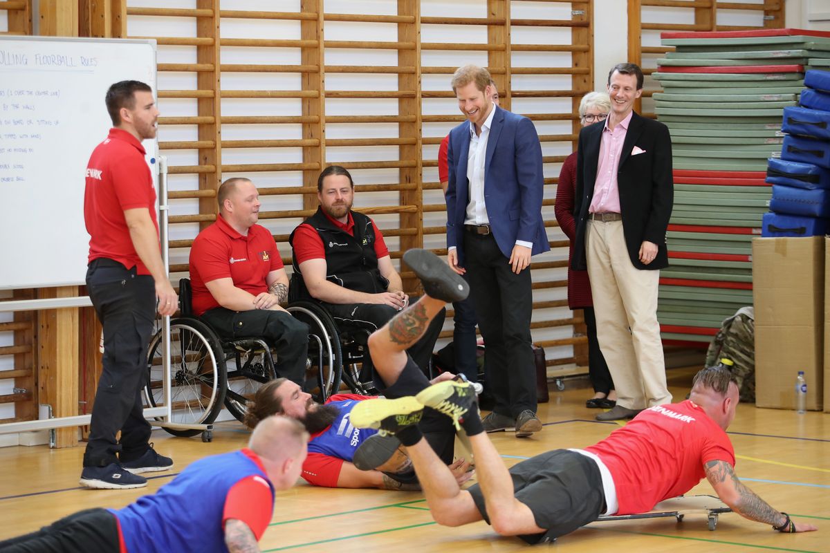 Prince Harry and Prince Joachim pictured in 2017