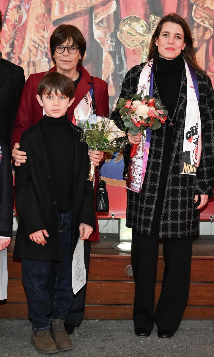 Charlotte and her eldest son Raphaël attended the second day of the festival on Jan. 21