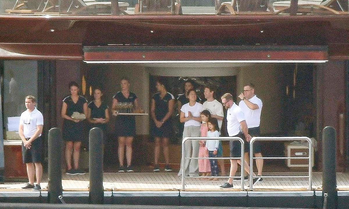 Mark Zuckerberg and his family in Mallorca