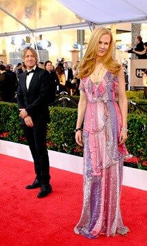 We don't blame Keith Urban for keeping his eyes on the gorgeous Nicole Kidman at the Screen Actors Guild awards earlier this year.
<br>
Photo: Getty Images