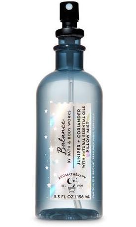 Bath and body works balance pillow mist