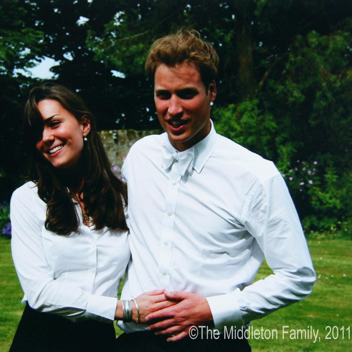 The Prince and Princess of Wales were college sweethearts. The royal couple met as students at the University of St. Andrews. "We were friends for over a year first and it just sort of blossomed from then on," Prince William said during their engagement interview. "We just spent more time with each other had a good giggle, had lots of fun and realized we shared the same interests and just had a really good time."