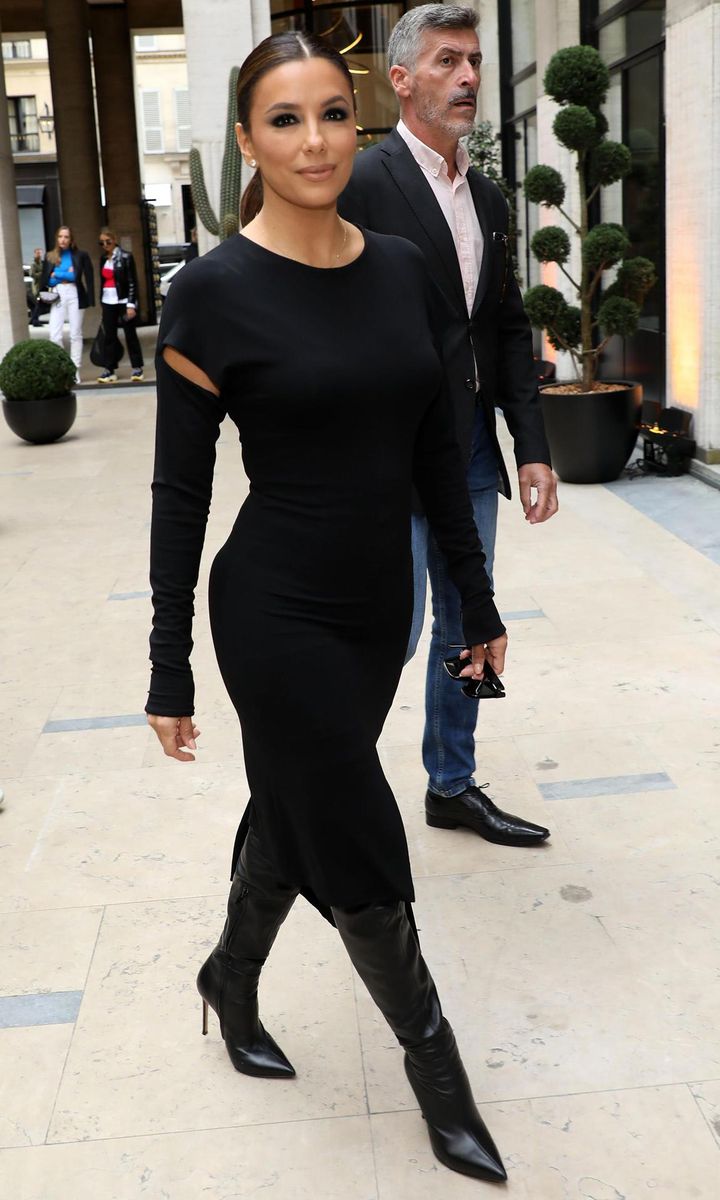 Eva Longoria at Paris Fashion Week