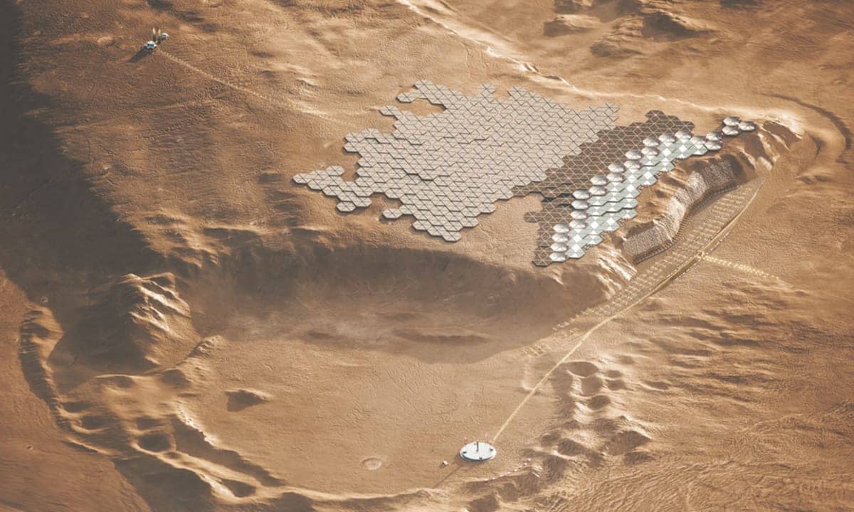 Plans for The First Sustainable City on Mars