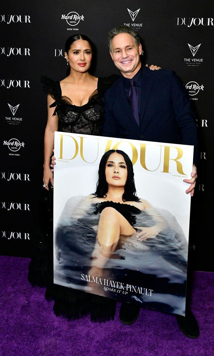 DuJour Media's Jason Binn, Salma Hayek Pinault & Hard Rock NY Celebrate DuJour's 10th Anniversary