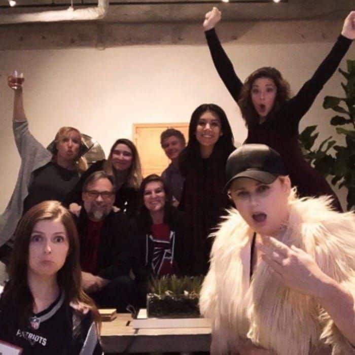 Acka-football! Rebel Wilson and Anna Kendrick (who represented for the Patriots) enjoyed the game, with a side of Lady Gaga.
Photo: Instagram/@rebelwilson