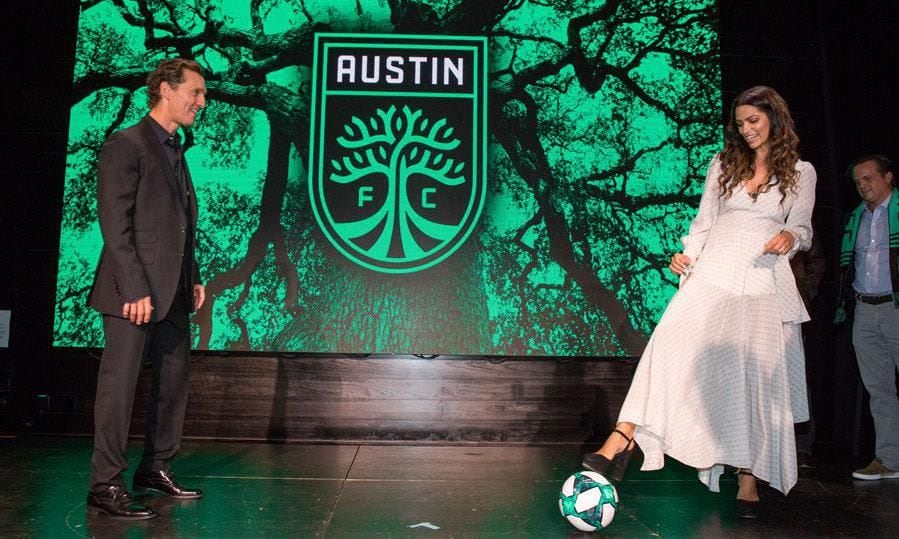 Matthew McConaughey, Camila Alves soccer