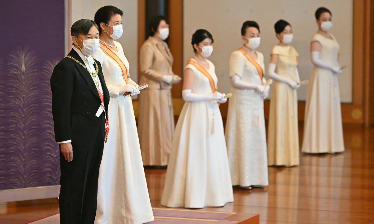 Japan's Royals attend the New Year's Reception