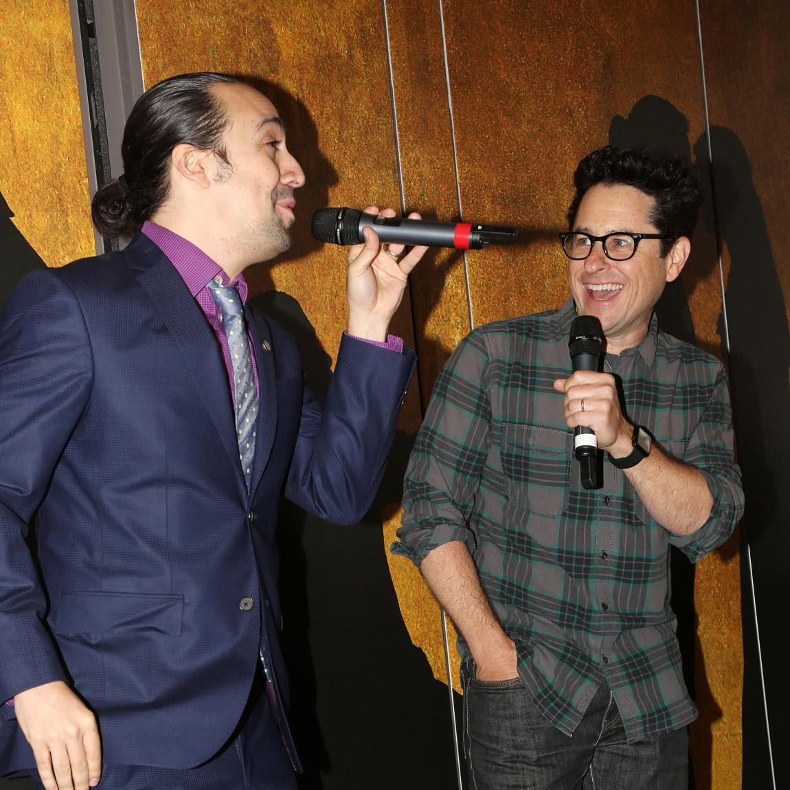 Lin Manuel Miranda and J.J. Abrams