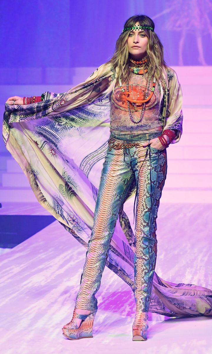 Paris Jackson on the runways of Jean Paul Gaultier during Paris Fashion Week   Haute Couture (2020)