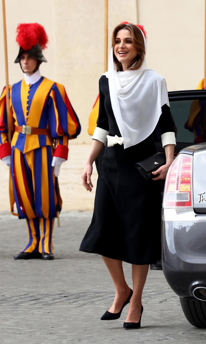 The King and Queen of Jordan met with the pope on Nov. 10 