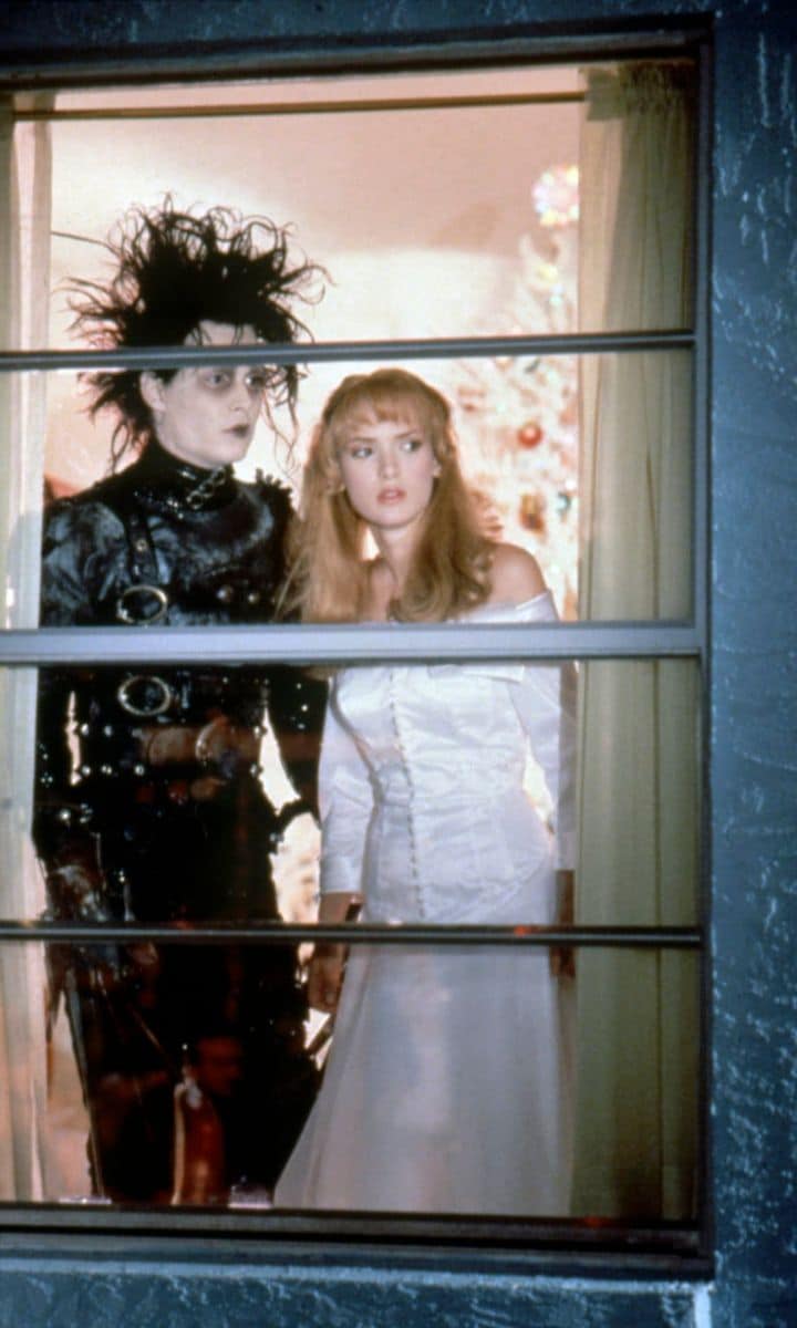 On the set of Edward Scissorhands