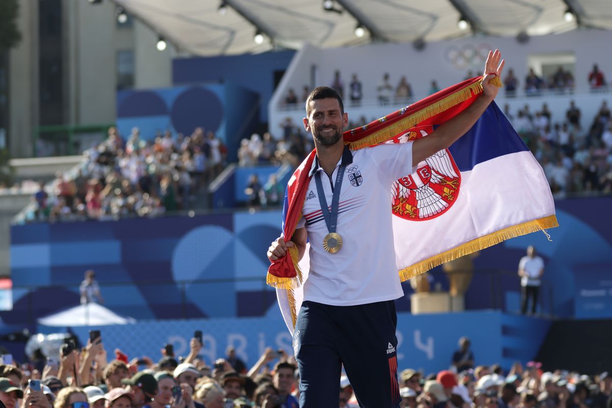 Novak Djokovic won his first Olympic gold medal