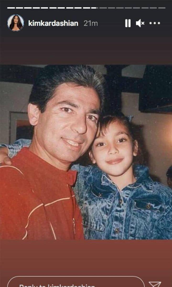 Kim Kardashian shares photos in honor of her late father Robert Kardashian's birthday