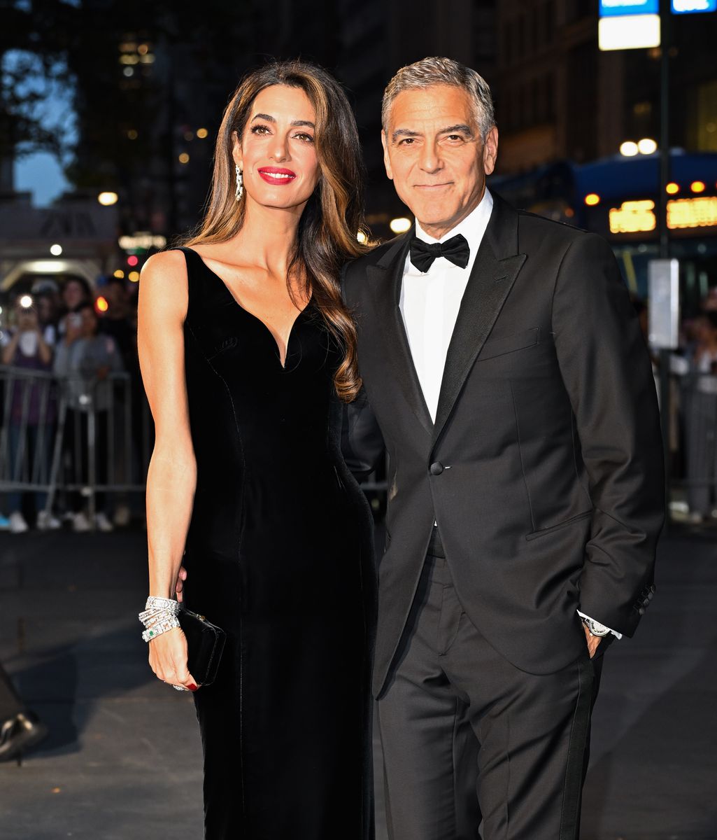 Amal and George Clooney at The Albie Awards