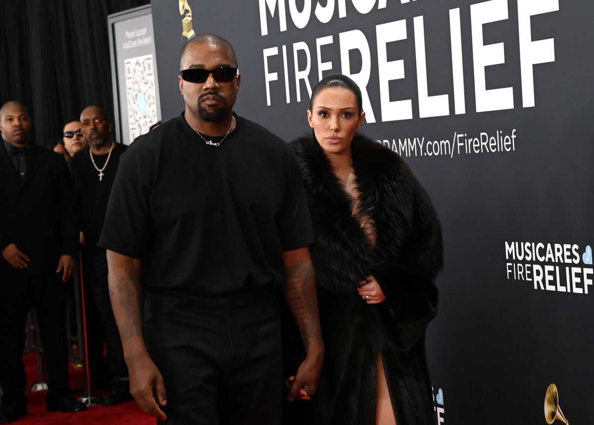 Kanye West and Bianca Censori sparked plenty of controversy at the Grammy Awards' red carpet