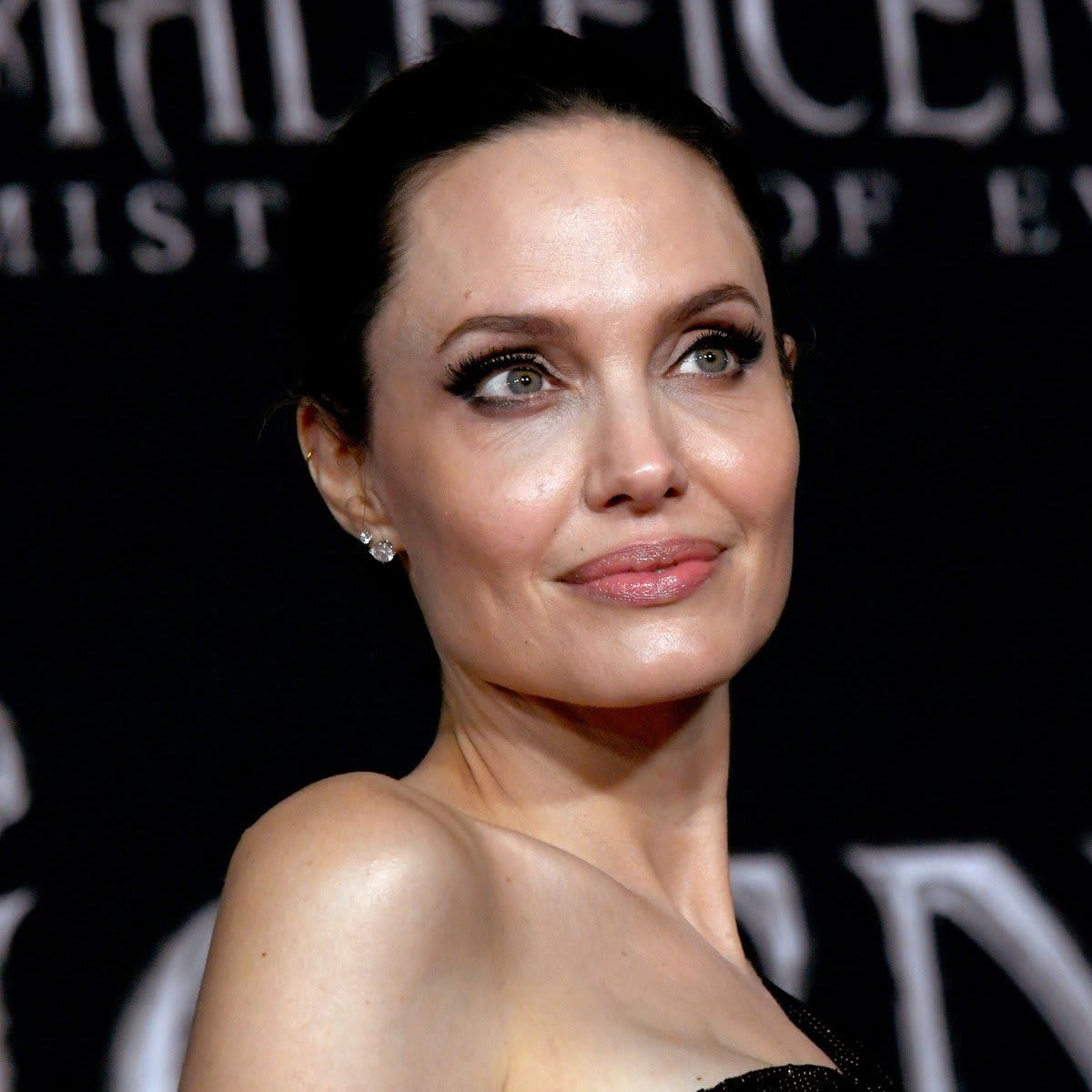 Angelina Jolie at the premiere of Maleficent: Mistress Of Evil