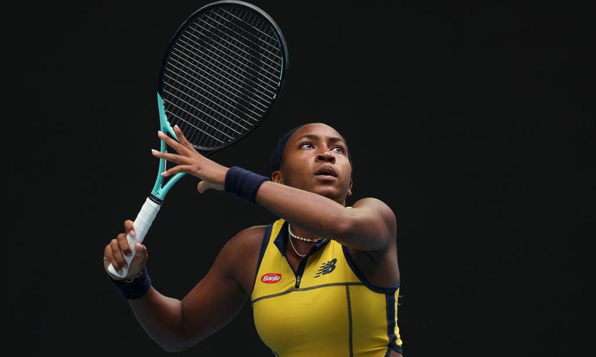 Coco Gauff at the Australian Open