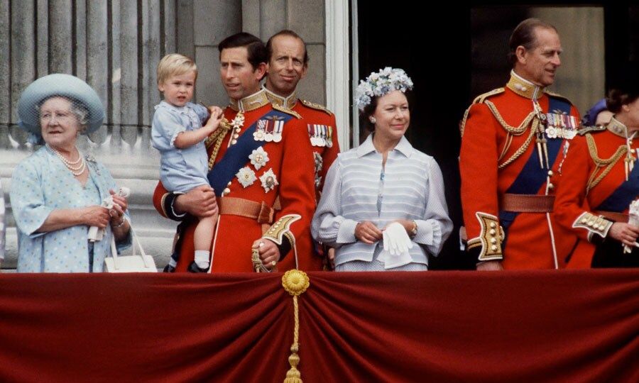 Prince William and Prince Charles at Trooping the Colour